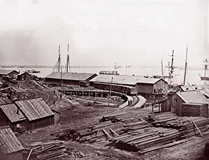 Supplies Gallery: City Point, Virginia. Terminus of U.S. Military Railroad, 1861-65