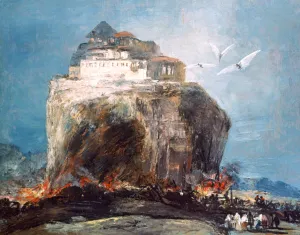 Eugenio Prints: City on the Rock, c1878-1918. Artist: Eugenio Lucas Villamil