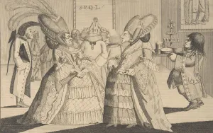 Hairstyles Prints: The City Rout, May 20, 1776. Creator: In the manner of Richard St. George Mansergh St
