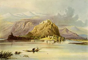 Charles Stewart Prints: The City of Srinagar (Kashmir) and Hurri Purbut Fort, 1840s, (1901). Creator: Unknown