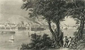 Alfred R Waud Gallery: City of St. Louis, 1874. Creator: Robert Hinshelwood