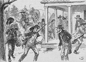 Battles Of The Nineteenth Century Gallery: The City Was Taken With A Desperate Panic, 1902. Artist: Gordon Frederick Browne