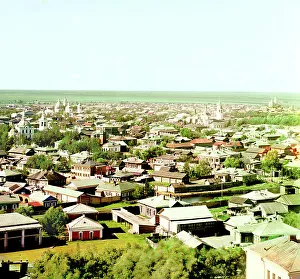 Colour Separation Negative Prints: City of Tobolsk from the northeast; in the distance one can see the confluence