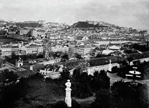 Lisbon Portugal Europe Prints: City View, Lisbon, Portugal, 1919. Creator: Bain News Service