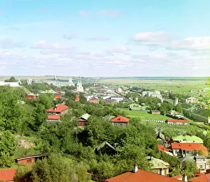 Horizon Prints: City of Vladimir, on the Kliazma;view from the Assumption Cathedral from the southwest