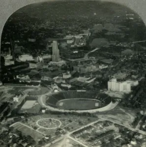 The Civic Center of Pittsburgh, Pa., from the Air, c1930s. Creator: Unknown The Civic Center of Pittsburgh, Pa., from the Air, c1930s. Creator: Unknown