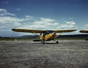Civil Air Patrol Base, Bar Harbor, Maine, 1943. Creator: John Collier
