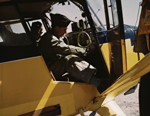 Civil Air Patrol Base, Bar Harbor, Maine, 1943. Creator: John Collier