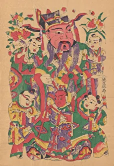 Civil door god, early 20th century. Creator: Unknown