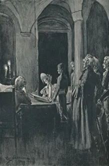 The Civil Marriage of Napoleon and Josephine, 9 March 1796, (1896)
