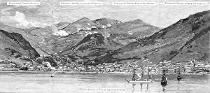 Chile Prints: The Civil War in Chili, The Battle outside Valparaiso, 1891. Creator: Unknown