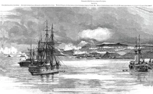 The Civil War in Chili, The Battle of Vina Del Mar, 1891. Creator: Charles William Wyllie