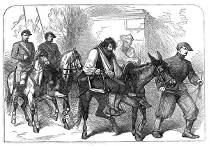 Prisoners Prints: The Civil War in France: wounded insurgent prisoners brought into Versailles
