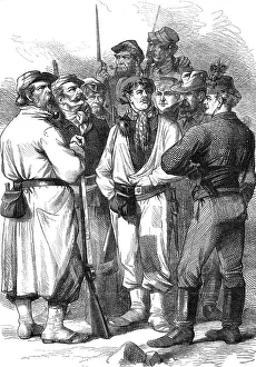 Beards Prints: The Civil War in Paris: Men of the Barricades, 1871. Creator: Unknown
