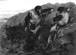Jackets Prints: The Civil War in Paris: sailors on the look out, 1871. Creator: William James Palmer