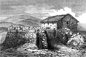 Civil War in Spain: Redoubt of San Candido, 1874. Creator: Unknown