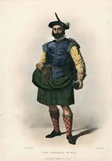 Belted Plaid Gallery: Clan Donchadh of Mar, of from The Clans of the Scottish Highlands, pub