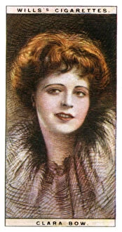 Images Dated 9th August 2007: Clara Bow (1905-1965), American actress and sex symbol, 1928.Artist: WD & HO Wills