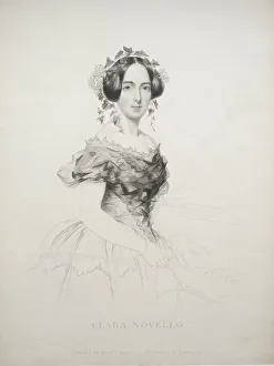 Clara Novello, 1852. Creator: William Humphreys (British, 1794-1865)