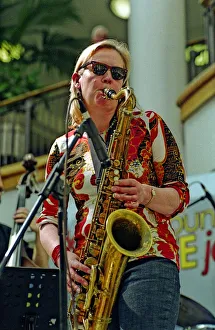 Clare Hirst, Croydon Jazz Festival, Whitgift Centre, April 28, 2006. Artist: Brian O Connor