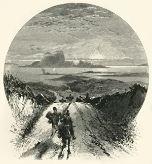 County Mayo Prints: Clare Island, Clew Bay, c1870