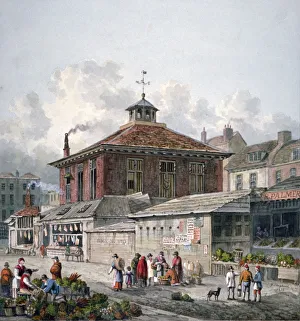 Butchers Prints: Clare Market, Westminster, London, 1815. Artist: George Shepherd