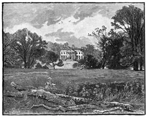 Claremont House, Esher, Surrey, 1900.Artist: William Henry James Boot Claremont House, Esher, Surrey, 1900.Artist: William Henry James Boot