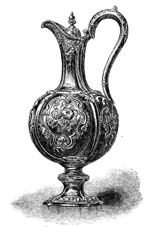 Claret Jug Prints: Claret-jug presented to S. R. Graves