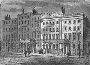 Edward Walford Prints: Claridges Hotel, Mayfair, Westminster, London, c1877 (1878)