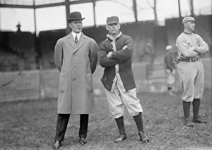 Strip Prints: Clark Griffith, right, 1912. Creator: Harris & Ewing