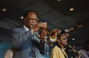 Baseball Cap Prints: Clark Terry, Jazz Inn Party, Nordwijk, Netherlands, 1989. Creator: Brian Foskett