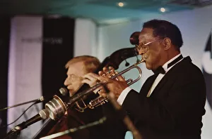 Mixed Race Group Prints: Clark Terry and Red Mitchell, Jazz Inn Party
