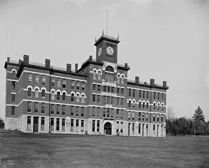 Massachusetts United States Prints: Clark University, Worcester, Mass. c1908. Creator: Unknown