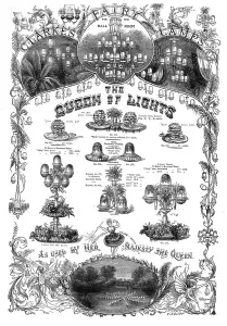 Festive Prints: Clarke's Fairy Lights, The Queen of Lights, 1891. Creator: Unknown