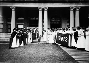Campus Prints: Class of 1913, Ivy Day, Barnard, 1911. Creator: Bain News Service