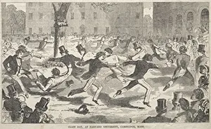Class Day, at Harvard University, Cambridge, Massachusetts, 1858. Creator: Winslow Homer (American