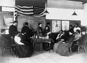 Training College Prints: Class in hygiene Hampton Institute