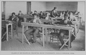 Nichols Prints: Class in mechanical drawing, Rust University, Holly Springs, Miss. 1902. Creator: Unknown
