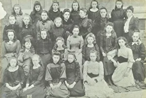 Greenwich Prints: Class photograph, Bloomfield Road Girls School, Plumstead, London, 1891