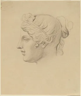 Horatio Greenough Prints: Classical Head in Profile. Creator: Horatio Greenough