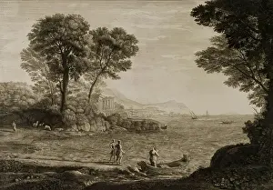 Lakeside Prints: Classical Landscape, 1744. Creator: Pierre-Charles Canot