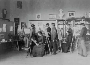 Classroom Prints: Classroom instruction in art, United States Indian School