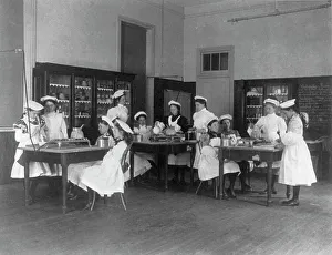Cyanotypes 1890 1900 Gmgpc Prints: Classroom scene in Washington, D