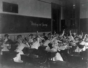 Yawning Prints: Classroom scenes in Washington, D