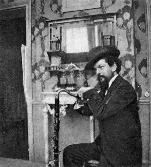Claude Debussy, French composer, 1909