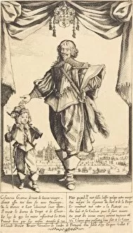 Painter Gallery: Claude Deruet and his Son, Jean, 1632. Creator: Jacques Callot