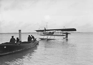 Air Transport Collection: Claude Grahame-White hydroplane, 1912. Creator: Kirk & Sons of Cowes