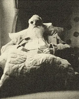 Portraitphotography Prints: Claude Monet during his Cataract Operation at the Neuilly Clinic, 1923. Creator: Anonymous