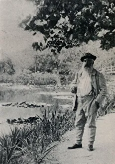 Claude Monet, Giverny, 1905. Artist: Jacques-Ernest Bulloz
