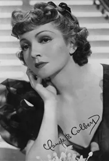 Images Dated 12th June 2008: Claudette Colbert, American actress, 20th century